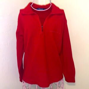 ⛔️Campagnolo Red Zippered Pullover